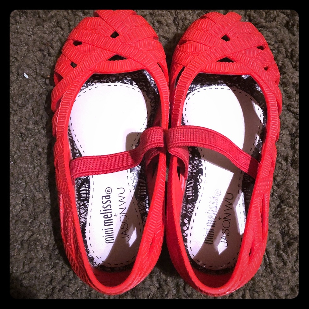 Toddler Mini Melissa @Jason Wu Red Shoes